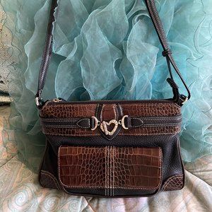 🌺SOLD BRIGHTON Two tone pebble leather purse in Excellent pre-loved condition!